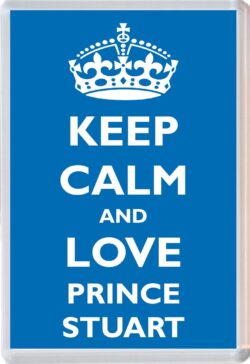 Keep Calm and Prince Stuart - Jumbo Fridge Magnet Souvenir Boy/Boys Name Present