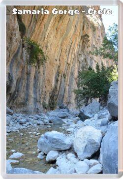 Samaria Gorge - Crete - Greece - Jumbo Fridge Magnet Souvenir Gift Present U1