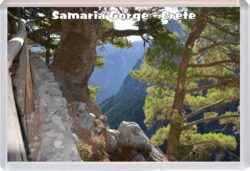 Samaria Gorge - Crete - Greece - Jumbo Fridge Magnet Souvenir Gift Present U2