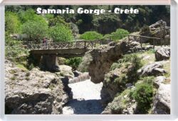 Samaria Gorge - Crete - Greece - Jumbo Fridge Magnet Souvenir Gift Present U3