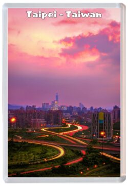 Taipei - Taiwan - Jumbo Fridge Magnet Souvenir Gift Present T4