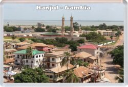Banjul - Gambia - Africa - Jumbo Fridge Magnet Souvenir Gift U1