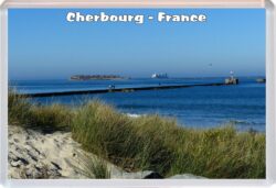 Cherbourg - France - Jumbo Fridge Magnet Souvenir Gift Present T3