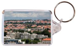 Zadar - Croatia - Double Sided Large Keyring Key Fob Chain Ring Gift Present Souvenir A1
