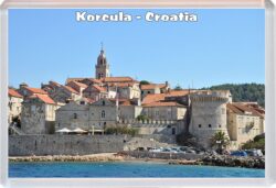 Korcula - Croatia - Jumbo Fridge Magnet Souvenir Gift Present U1