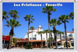 Los Cristianos - Tenerife - Canary Islands - Jumbo Fridge Magnet Souvenir Gift Present U2