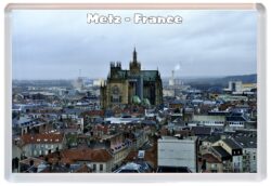 Metz - France - Jumbo Fridge Magnet Souvenir Gift Present T3