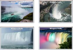 Niagara Falls - 4 PACK - Jumbo Fridge Magnet Souvenir Gift Present