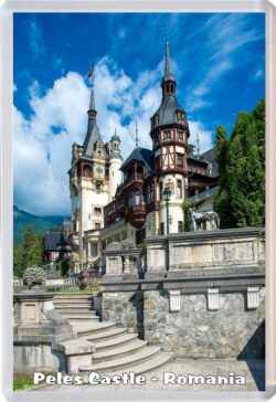 Peles Castle - Romania - Jumbo Fridge Magnet Souvenir Gift Present U5