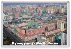 Pyongyang - North Korea - Jumbo Fridge Magnet Souvenir Gift Present S5