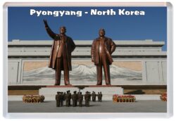 Pyongyang - North Korea - Jumbo Fridge Magnet Souvenir Gift Present S3