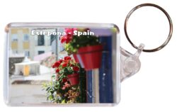 Estepona - Costa del Sol - Spain - Double Sided Large Keyring Key Fob Chain Ring Gift Present Souvenir F3