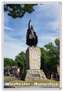 Winchester - Hampshire - Jumbo Fridge Magnet Souvenir Gift Present King Alfred