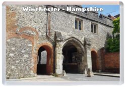 Winchester - Hampshire - Jumbo Fridge Magnet Souvenir Gift Present A3