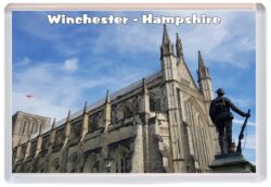 Winchester Cathedral - Hampshire - Jumbo Fridge Magnet Souvenir Gift Present A4