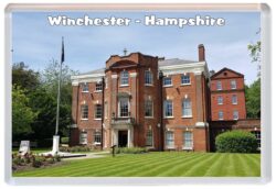 Winchester - Hampshire - Jumbo Fridge Magnet Souvenir Gift Present A7