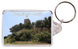 Fuengirola - Costa del Sol - Spain - Double Sided Large Keyring Key Fob Chain Ring Gift Present Souvenir F1