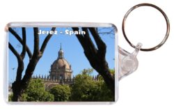 Jerez de la Frontera - Andalusia - Spain - Double Sided Large Keyring Key Fob Chain Ring Gift Present Souvenir F1