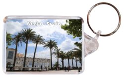Nerja - Costa del Sol - Spain - Double Sided Large Keyring Key Fob Chain Ring Gift Present Souvenir F3