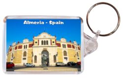 Almeria - Andalucia - Spain - Double Sided Large Keyring Key Fob Chain Ring Gift Present Souvenir A1