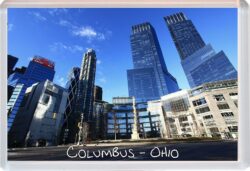 Columbus - Ohio - USA - Jumbo Fridge Magnet Souvenir Gift Present OE1