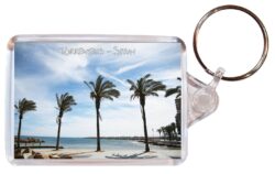 Torrevieja - Costa Blanca - Spain - Double Sided Large Keyring Key Fob Chain Ring Gift Present Souvenir DE4