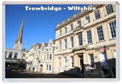 Trowbridge - Wiltshire - Jumbo Fridge Magnet Souvenir Gift Present DE1