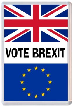 Vote Brexit - Jumbo Fridge Magnet Souvenir Gift Present Brexit Vote Referendum 2016