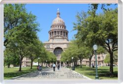 Austin - Texas - USA - Jumbo Fridge Magnet Souvenir Gift Present OE1