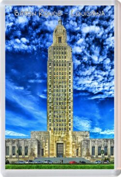 Baton Rouge - Louisiana - USA - Jumbo Fridge Magnet Souvenir Gift Present OE1