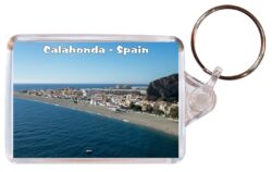 Calahonda - Costa del Sol - Spain - Double Sided Large Keyring Key Fob Chain Ring Gift Present Souvenir A2