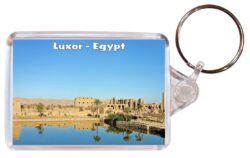 Luxor - Egypt - Double Sided Large Keyring Key Fob Chain Ring Gift Present Souvenir WC2