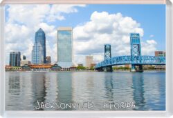 Jacksonville - Florida - USA - Jumbo Fridge Magnet Souvenir Gift Present OE1