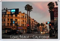 Long Beach - California - USA - Jumbo Fridge Magnet Souvenir Gift Present OE1