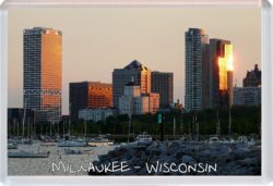 Milwaukee - Wisconsin - USA - Jumbo Fridge Magnet Souvenir Gift Present OE1