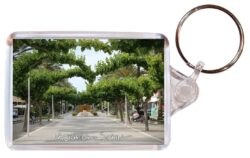 Moraira - Costa Blanca - Spain - Double Sided Large Keyring Key Fob Chain Ring Gift Present Souvenir DE1
