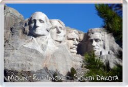 Mount Rushmore - South Dakota - USA - Jumbo Fridge Magnet Souvenir Gift Present OE1