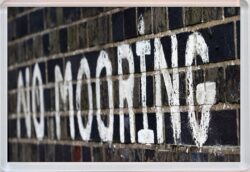 No Mooring - Canal Boat Sign - Jumbo Fridge Magnet Souvenir Gift Present