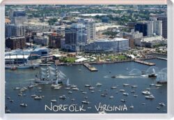 Norfolk - Virgina - USA - Jumbo Fridge Magnet Souvenir Gift Present OE1