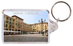 Palma - Mallorca - Spain - Double Sided Large Keyring Key Fob Chain Ring Gift Present Souvenir A6