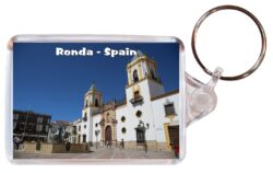 Ronda - Andalucia - Spain - Double Sided Large Keyring Key Fob Chain Ring Gift Present Souvenir F8
