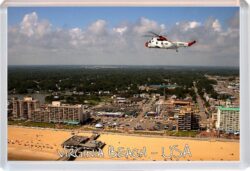 Virginia Beach - USA - Jumbo Fridge Magnet Souvenir Gift Present OE1