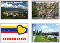 Caracas - Venezuela - 4 PACK - Jumbo Fridge Magnet Souvenir Gift Present