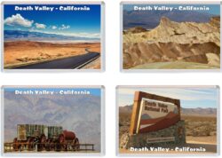 Death Valley - California - USA - 4 PACK - Jumbo Fridge Magnet Souvenir Gift Present