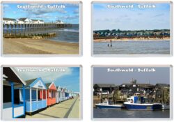 Southwold - Suffolk - 4 PACK - Jumbo Fridge Magnet Souvenir Gift Present