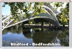 Bedford - Bedfordshire - Jumbo Fridge Magnet Souvenir Gift Present HH4