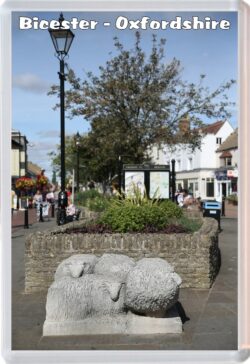 Bicester - Oxfordshire - Jumbo Fridge Magnet Souvenir Gift Present HH1