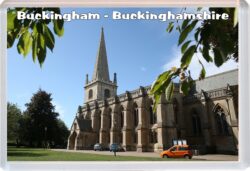 Buckingham - Buckinghamshire - Jumbo Fridge Magnet Souvenir Gift Present HH3