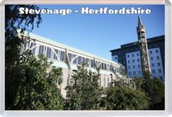 Stevenage - Hertfordshire - Jumbo Fridge Magnet Souvenir Gift Present HH3