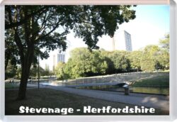 Stevenage - Hertfordshire - Jumbo Fridge Magnet Souvenir Gift Present HH4